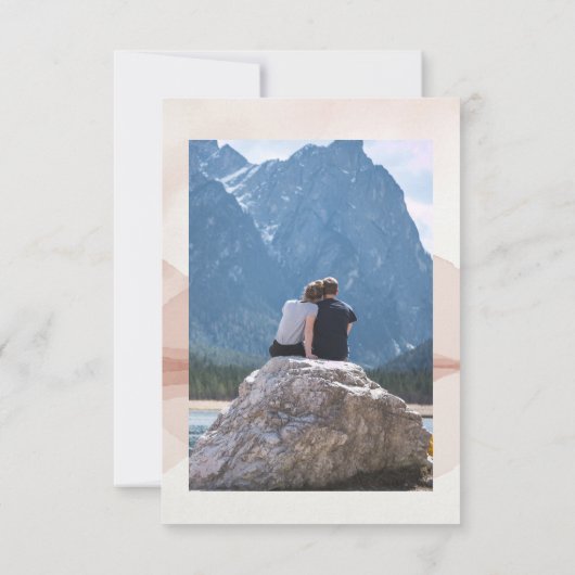 Blue Mountain Range Sla de datumfoto op Kaart (Achterkant)