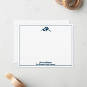 Blue Mountain Real Estate Company Custom Realtor Notitiekaartje (Voorkant / Achterkant in situ)