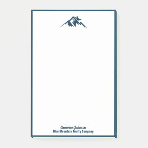 Blue Mountain Real Estate Company Custom Realtor Post-it® Notes