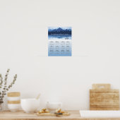 Blue Mountain Reflections 2026 Calendar Poster (Keuken)