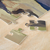 "Blue Mountain Rider" van Edgar Payne Legpuzzel (Zijkant)