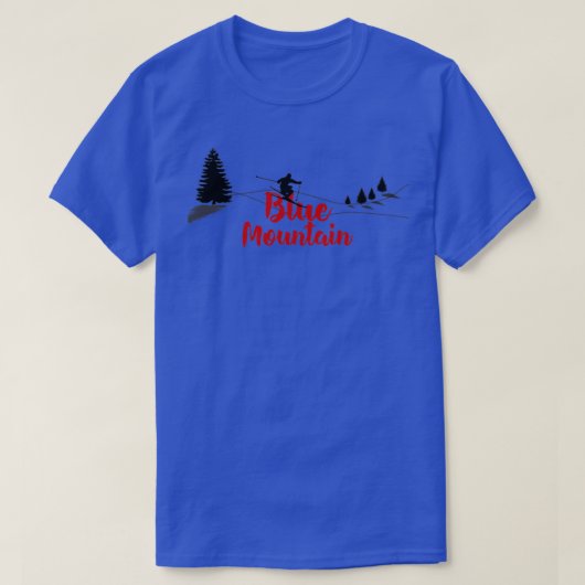 Blue Mountain Ski Long T-shirt (Design voorkant)