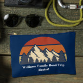Blue Mountain Sunset Gepersonaliseerde Wandelen Etui