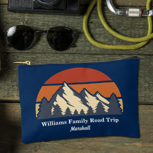 Blue Mountain Sunset Gepersonaliseerde Wandelen Etui