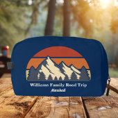 Blue Mountain Sunset Gepersonaliseerde Wandelen Toilettasje