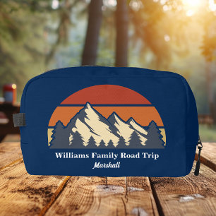 Blue Mountain Sunset Gepersonaliseerde Wandelen Toilettasje