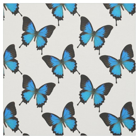 Blue Mountain Swallowtail vlinder Stof (Swatch)