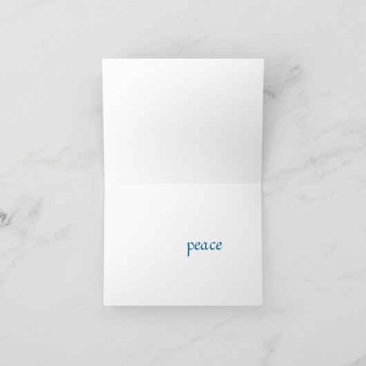 Blue Mountain Sympathcard Kaart (Binnen)