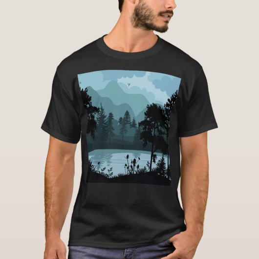 Blue Mountain T-shirt (Voorkant)