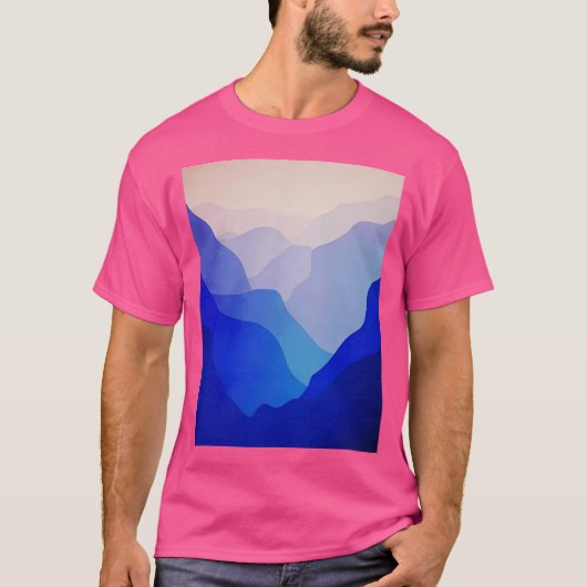 Blue Mountains actief T-shirt (Voorkant)