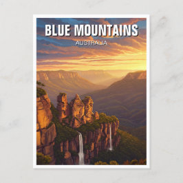 Blue Mountains Australië Reizen Briefkaart