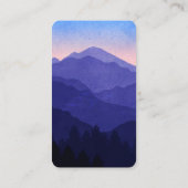 Blue Mountains Bruiloft Registry Enclosure Kaart (Achterkant)