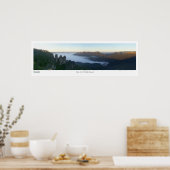 Blue Mountains Dawn Poster (Keuken)