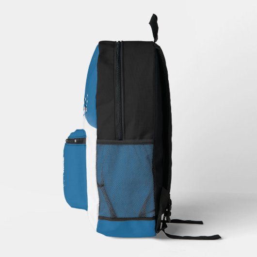 Blue Mountains Downhill Skiën Print Ski Rugzak (Rechts)