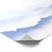 Blue Mountains en Birds bruiloft welkom poster (Hoek)