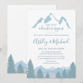 Blue Mountains Forest repetitie diner uitnodiging (Voorkant / Achterkant)