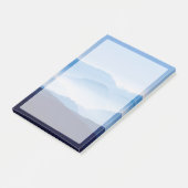 Blue Mountains Meditative Relaxing Landscape Scene Post-it® Notes (Schuin)