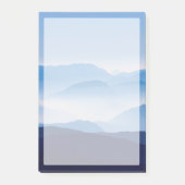 Blue Mountains Meditative Relaxing Landscape Scene Post-it® Notes (Voorkant)