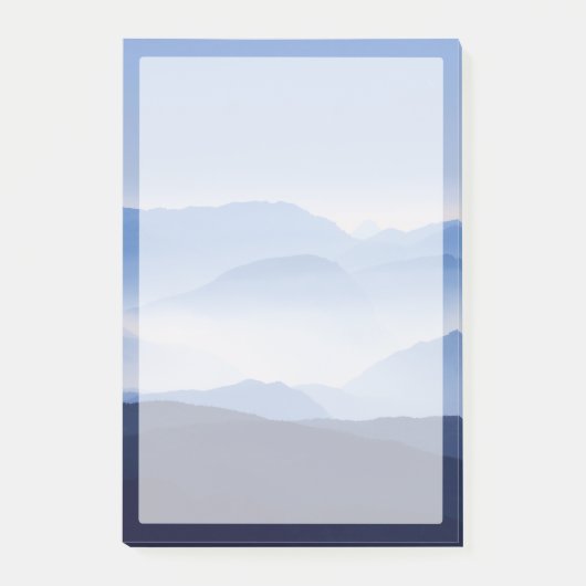Blue Mountains Meditative Relaxing Landscape Scene Post-it® Notes (Voorkant)