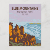 Blue Mountains National Park Australia  Briefkaart (Voorkant)