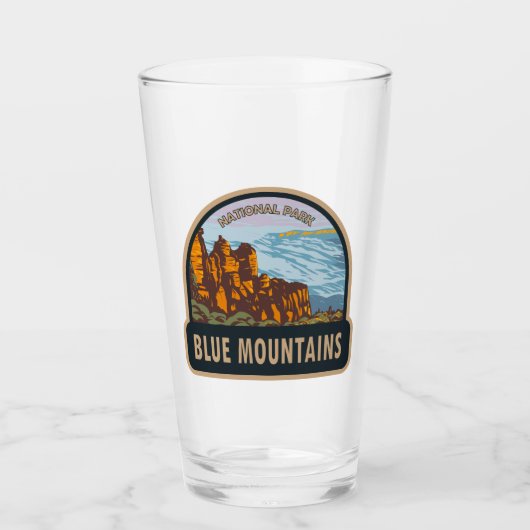 Blue Mountains National Park Australia  Glas (Voorkant)