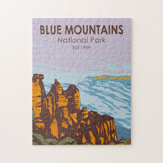 Blue Mountains National Park Australia  Legpuzzel (Verticaal)