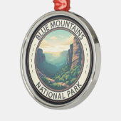Blue Mountains National Park Australia Metalen Ornament (Links)