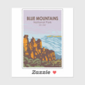 Blue Mountains National Park Australia  Sticker (Vel)