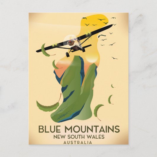 Blue Mountains New South Wales Australië Briefkaart (Voorkant)