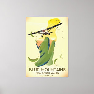 Blue Mountains New South Wales Australië Canvas Afdruk