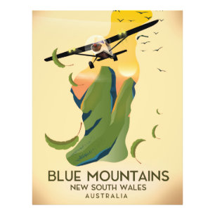 Blue Mountains New South Wales Australië Foto Afdruk