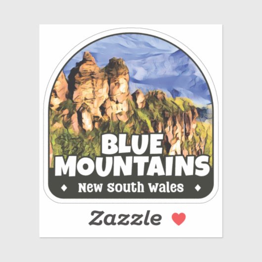 Blue Mountains, NSW Australië Sticker (Vel)