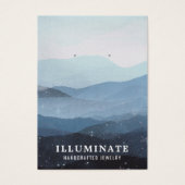 Blue Mountains Oorbel Display Kaarten Visitekaartje (Voorkant)