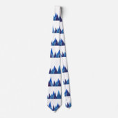Blue Mountains Pattern Stropdas (Voorkant)