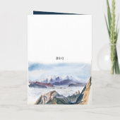 Blue Mountains Pine Wedding Order of Service Programma (Achterkant)