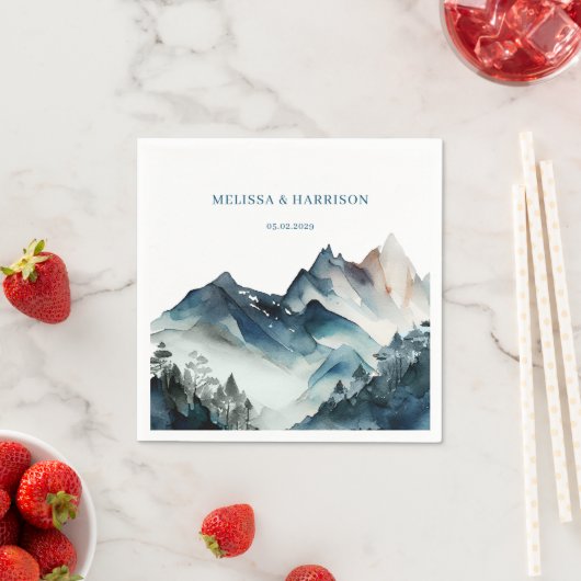 Blue Mountains Rustic Wedding Servet (Insitu)