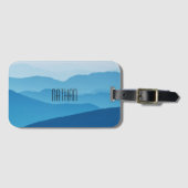 Blue Mountains, speciaal aangepast Bagagelabel (Voorkant (horizontaal))