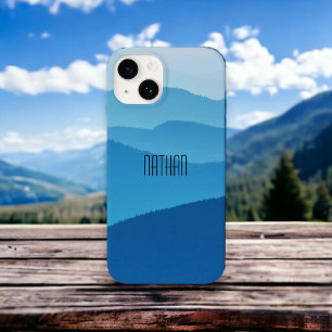 Blue Mountains, speciaal aangepast Case-Mate iPhone Case