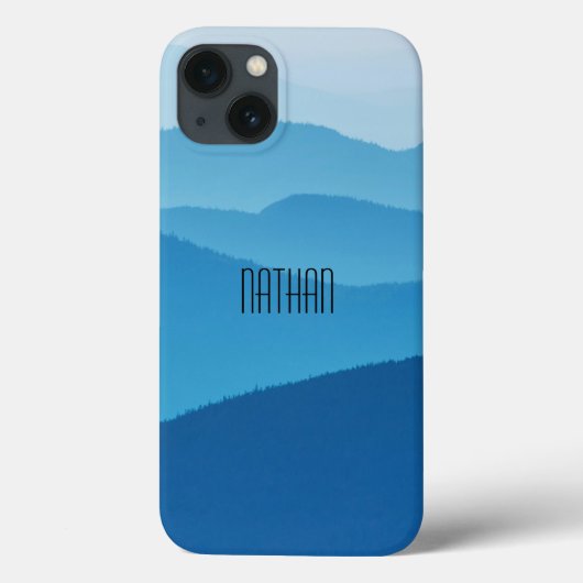 Blue Mountains, speciaal aangepast Case-Mate iPhone Case (Achterkant)
