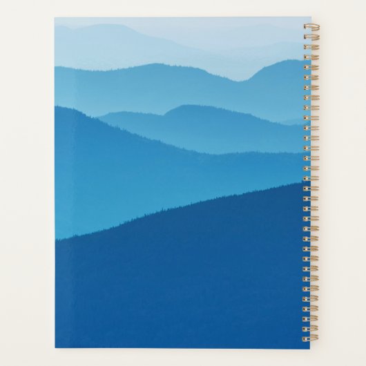 Blue Mountains, speciaal aangepast Planner (Achterkant)