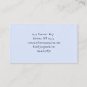 Blue Mountains verkennen buitenshuis Visitekaartje (Achterkant)