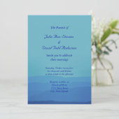 Blue Mountains Wedding Kaart (Staand voorkant)