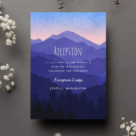 Blue Mountains Wedding Reception Informatiekaartje