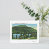 Blue Mt Lake Uitzicht of the Mountain Briefkaart (Staand voorkant)