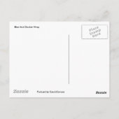 Blue Mud Dauber Wasp Briefkaart (Achterkant)