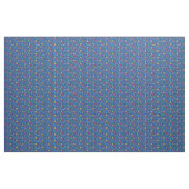 Blue Multicolor 80s Memphis Pattern Stof (Yard (91,4 cm))