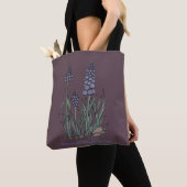 Blue Muscari Hyacinths Tote Bag (Dichtbij)