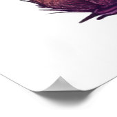 Blue Mushroom Warrior Poster (Hoek)