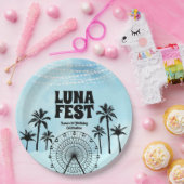 Blue Music Festival Papieren Bordje (Feest)