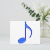 Blue Music Tools Briefkaart (Staand voorkant)